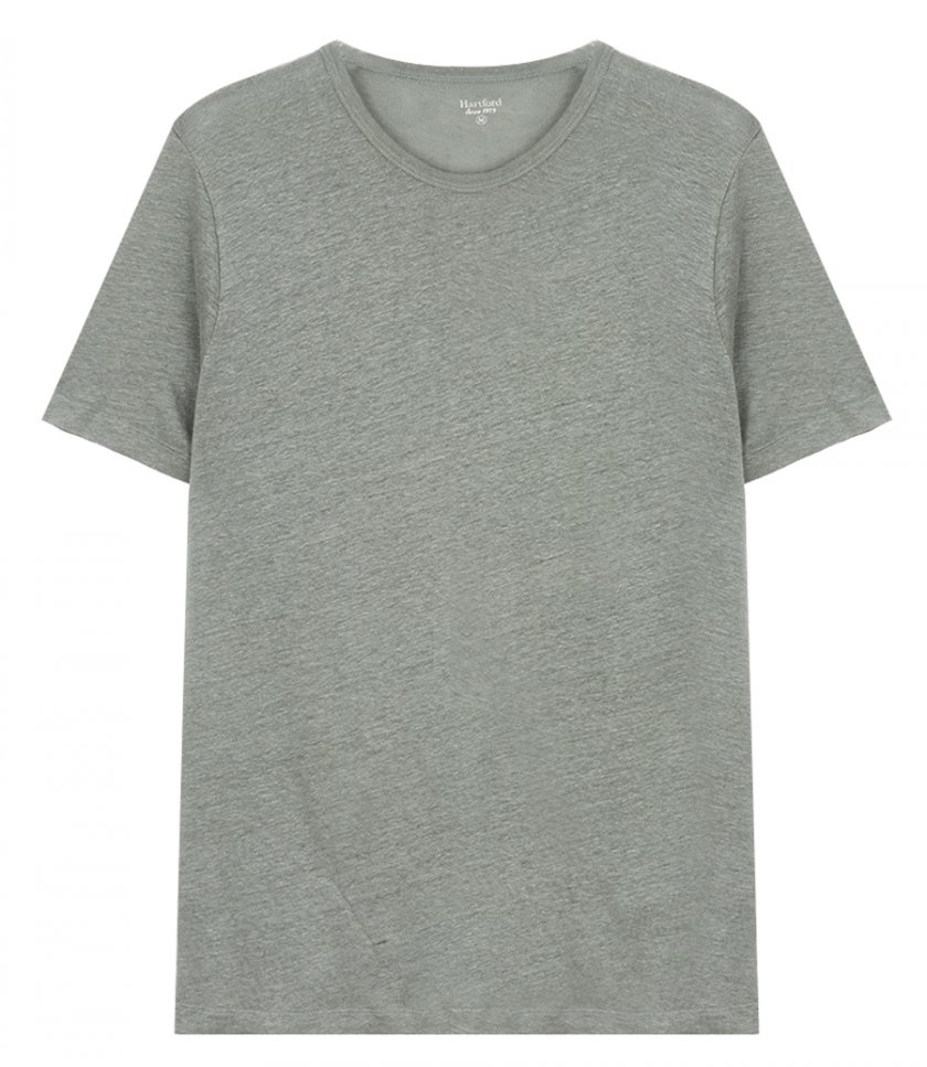 HARTFORD - LINEN CREW SS
