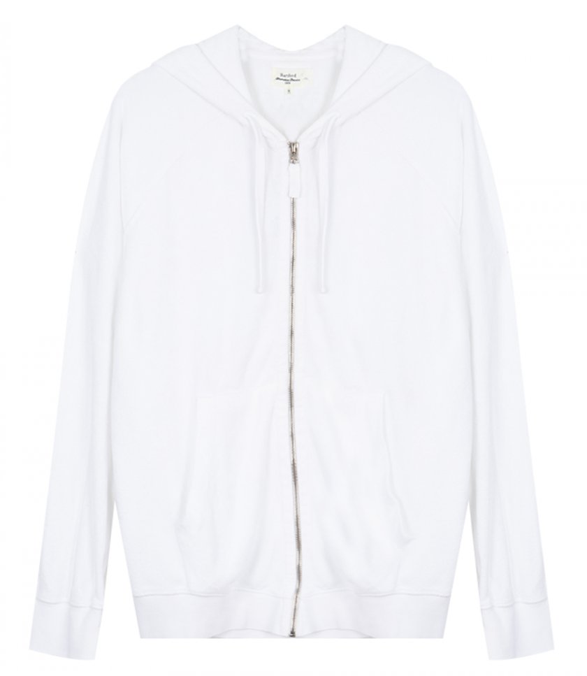 TOWELLING HOODIE ZIPPER