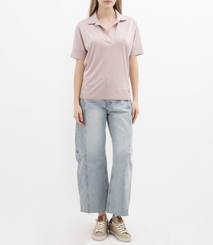 POLO IN GLAM KNIT EFFECT