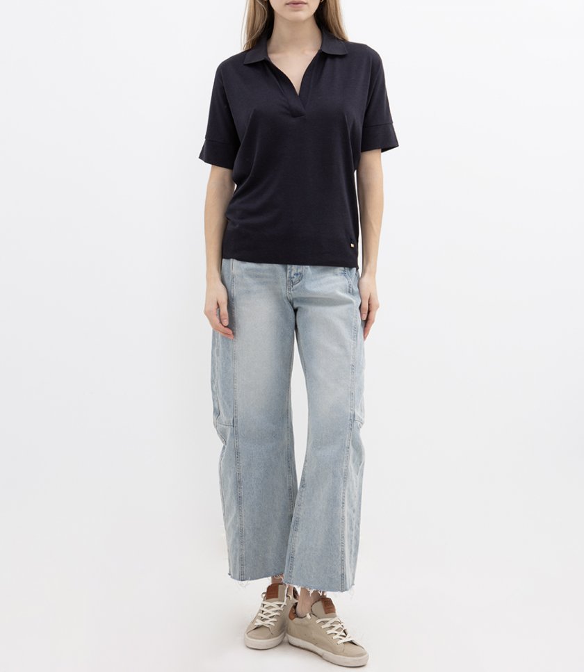 POLO IN GLAM KNIT EFFECT