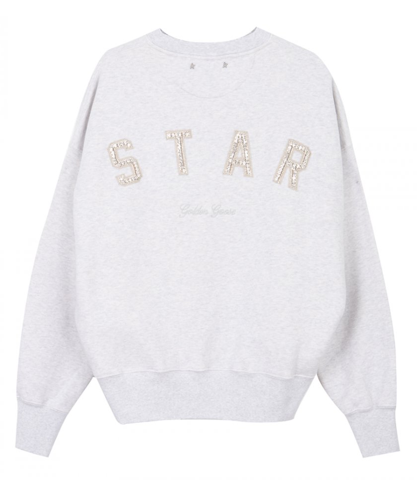 GOLDEN GOOSE - CRYSTAL STAR OVERSIZE SWEATSHIRT