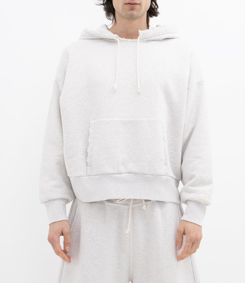 DOUBLE LAYER RELAXED HOODIE