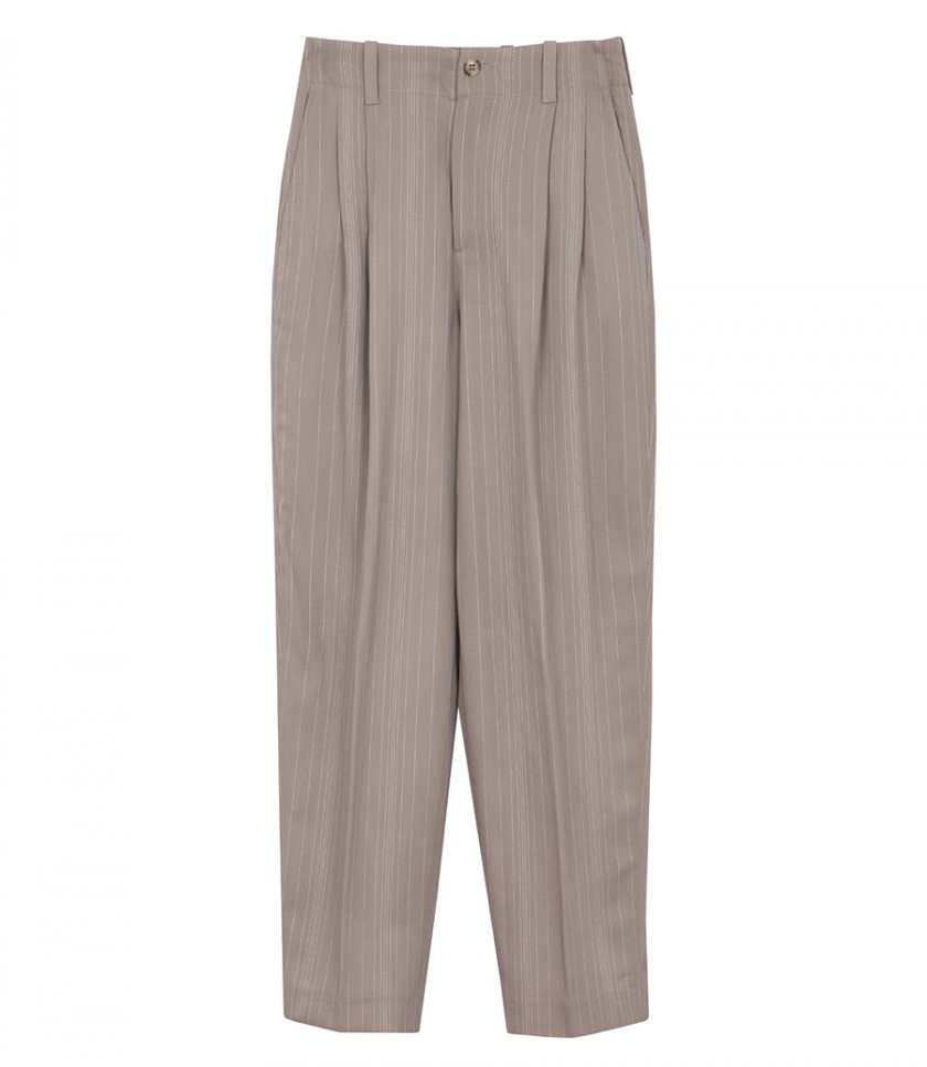 GOLDEN GOOSE  - MENS PINSTRIPE MOTIF JOGGING PANTS