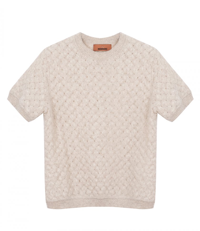 MISSONI - LACE PATTERN SS TSHIRT