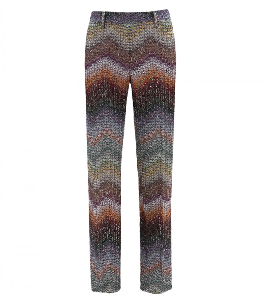MISSONI - LAME STRAIGHT TROUSERS WITH SEQUINS