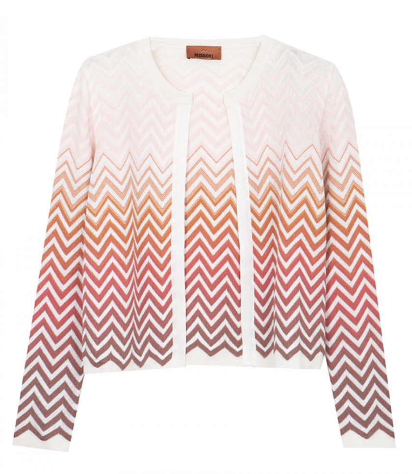 MISSONI - CHEVRON DEGRADE CARDIGAN
