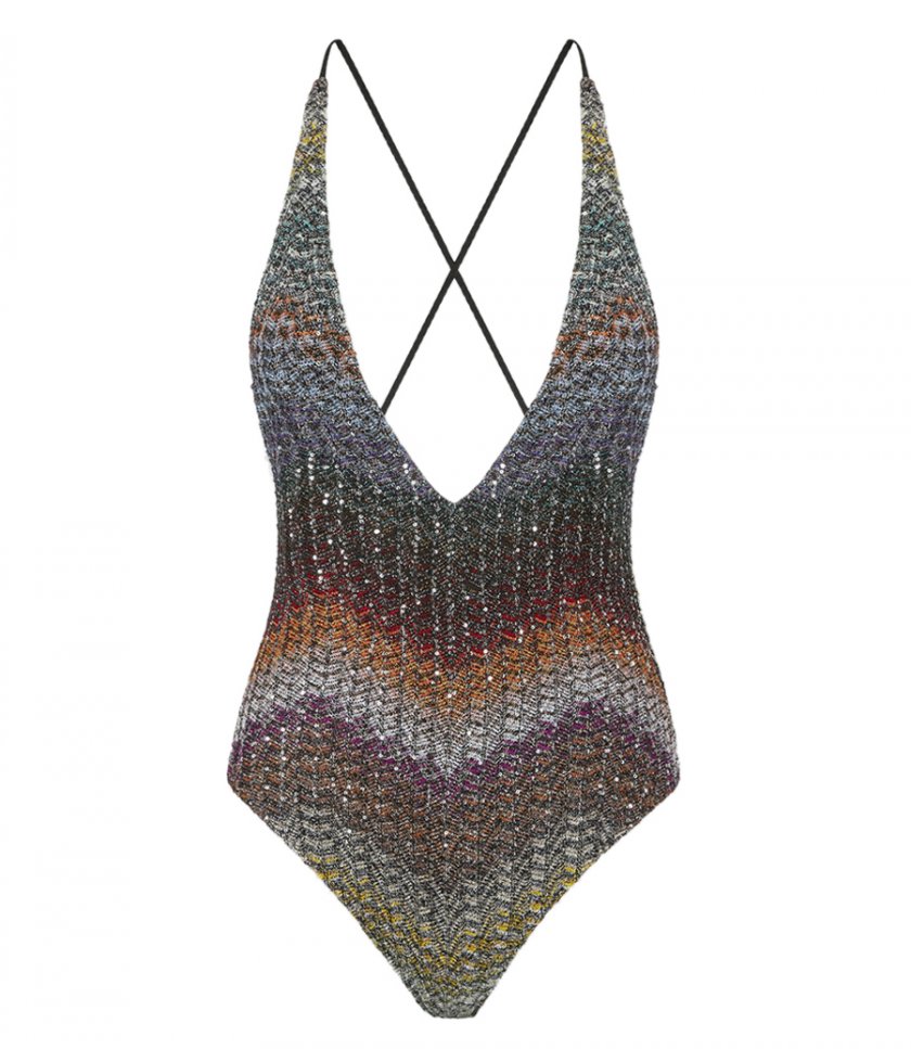 MISSONI - ZIGZAG KNIT WITH SEQUINS ONE PIECE