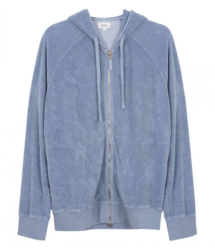 CLOTHES - TOWELLING HOODIE ZIPPER