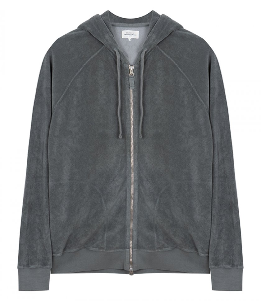 CLOTHES - TOWELLING HOODIE ZIPPER