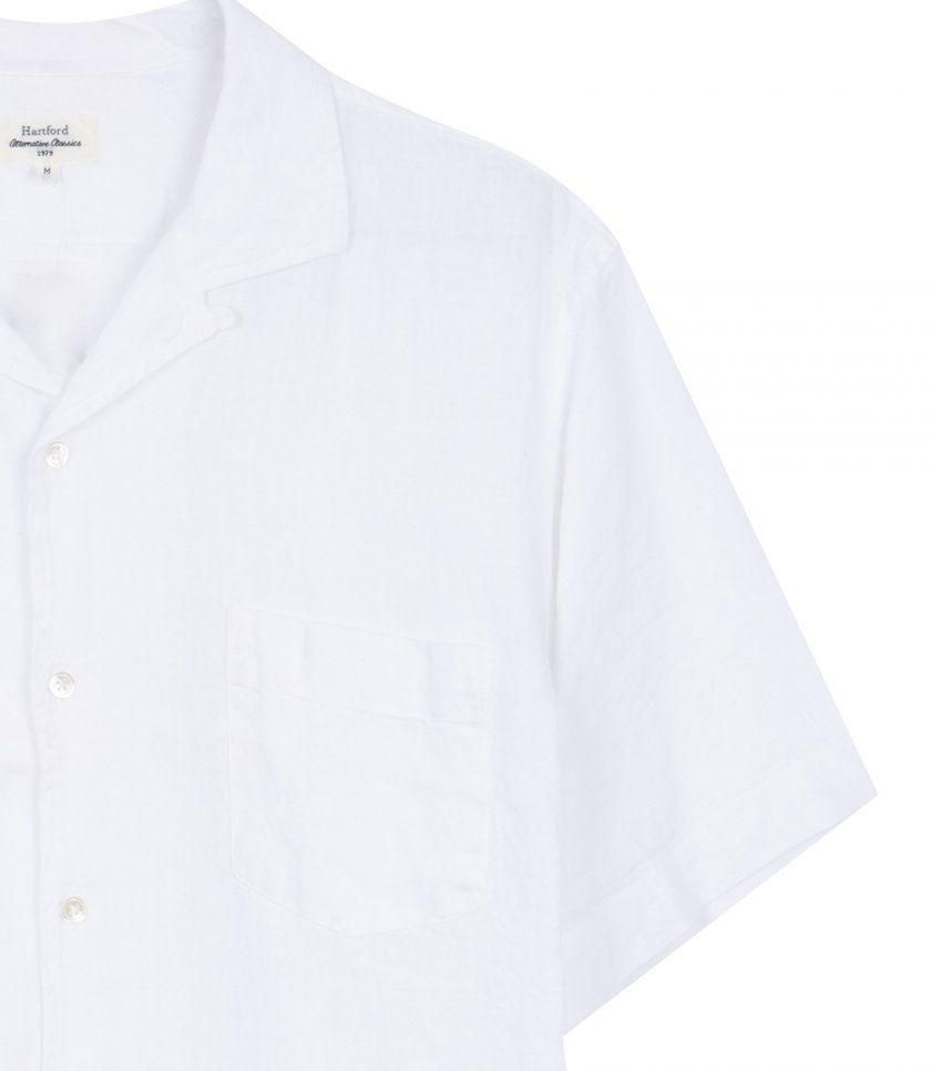 LINEN PALM MC PAT SHIRT