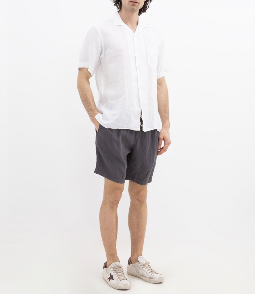 LINEN PALM MC PAT SHIRT