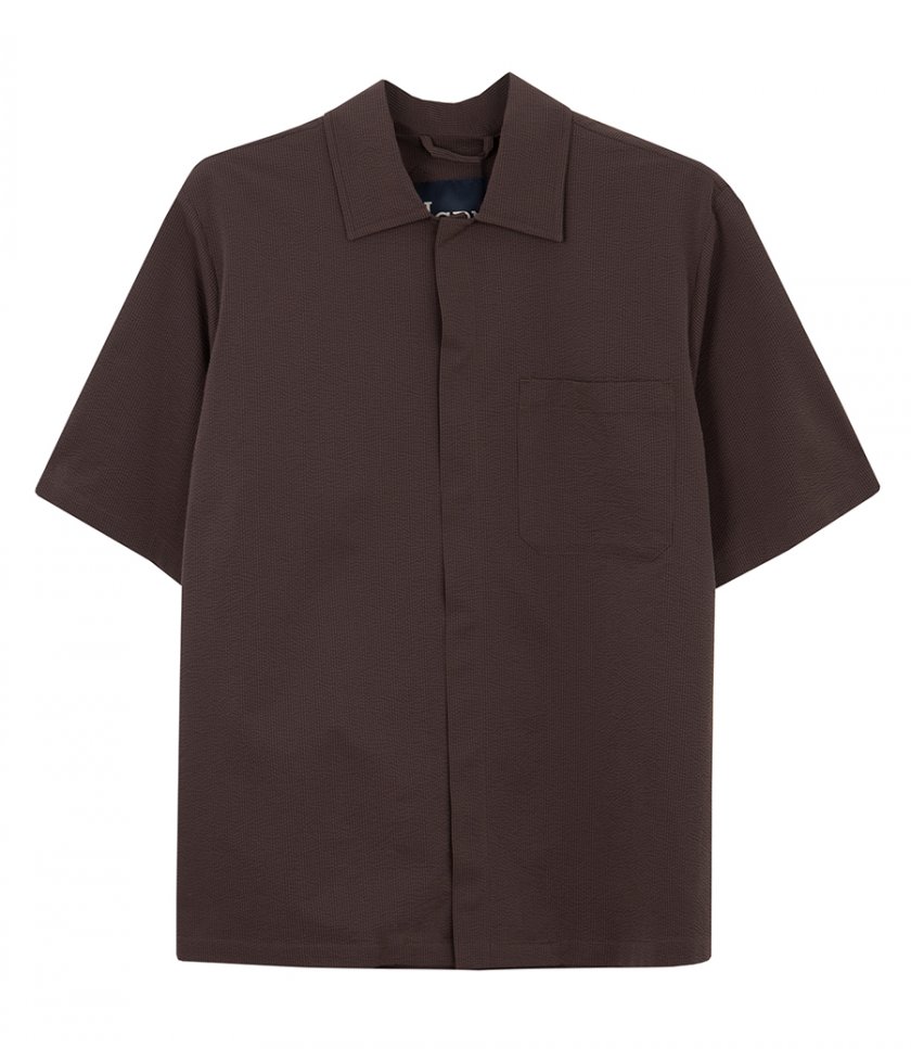 HERNO - SEER-CREASE SHIRT