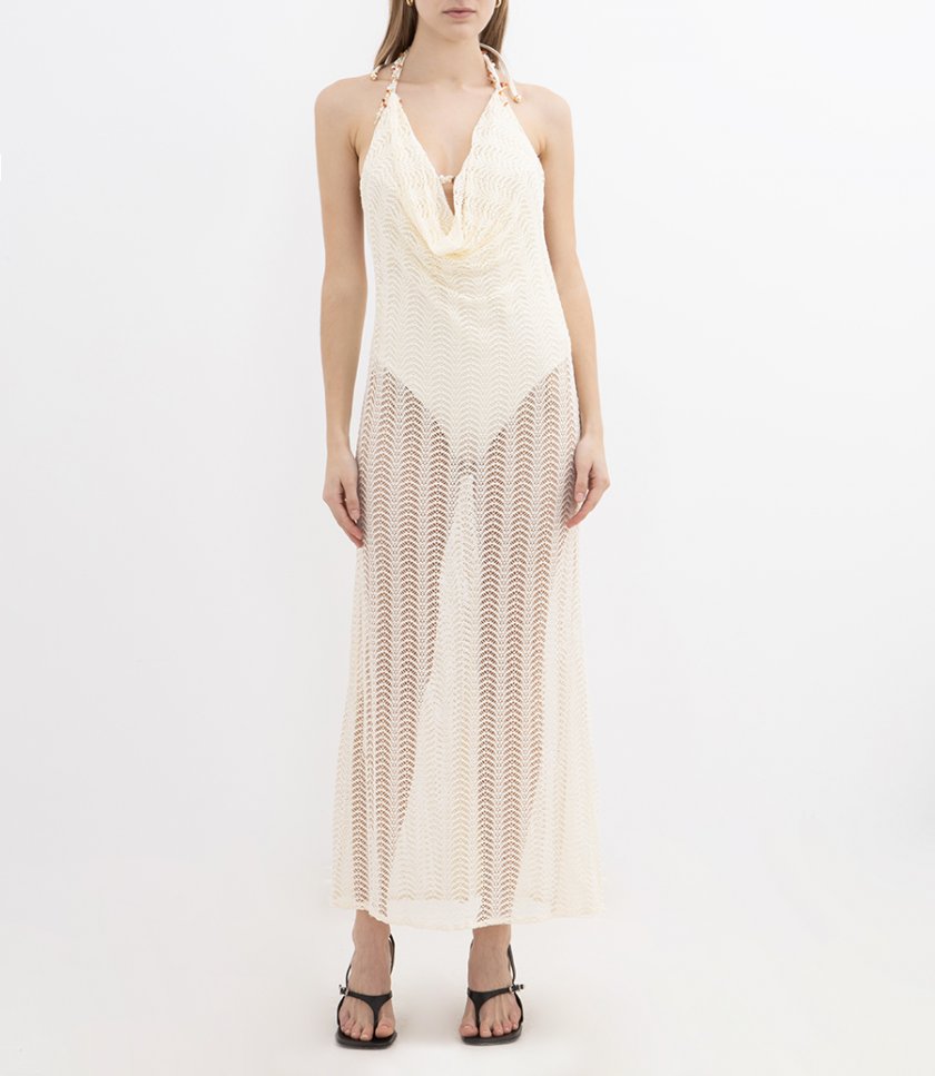 WAVE MESH BEACH DRESS