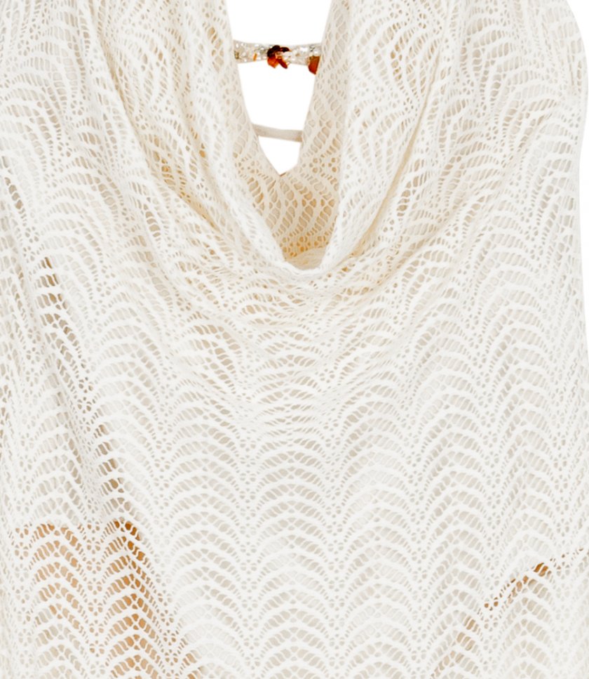 WAVE MESH BEACH DRESS