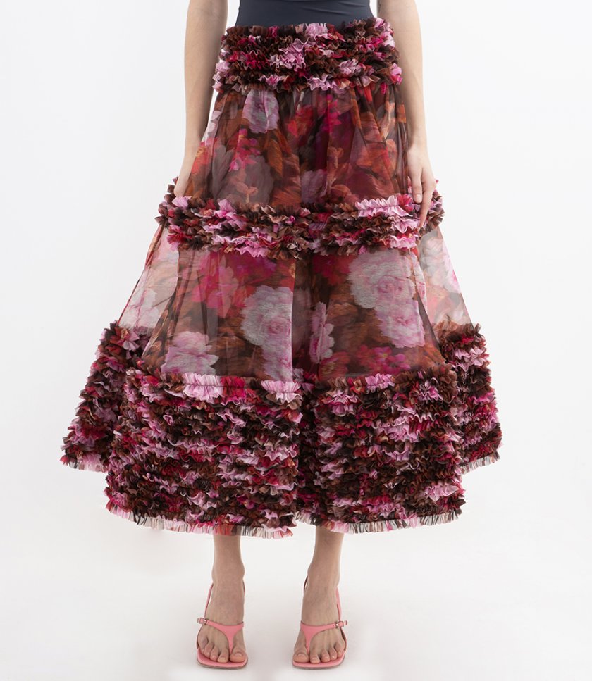 LUNA RUFFLE MAXI SKIRT