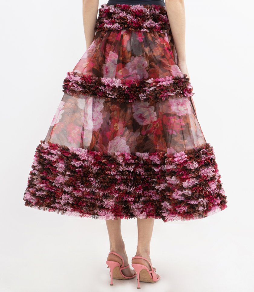 LUNA RUFFLE MAXI SKIRT