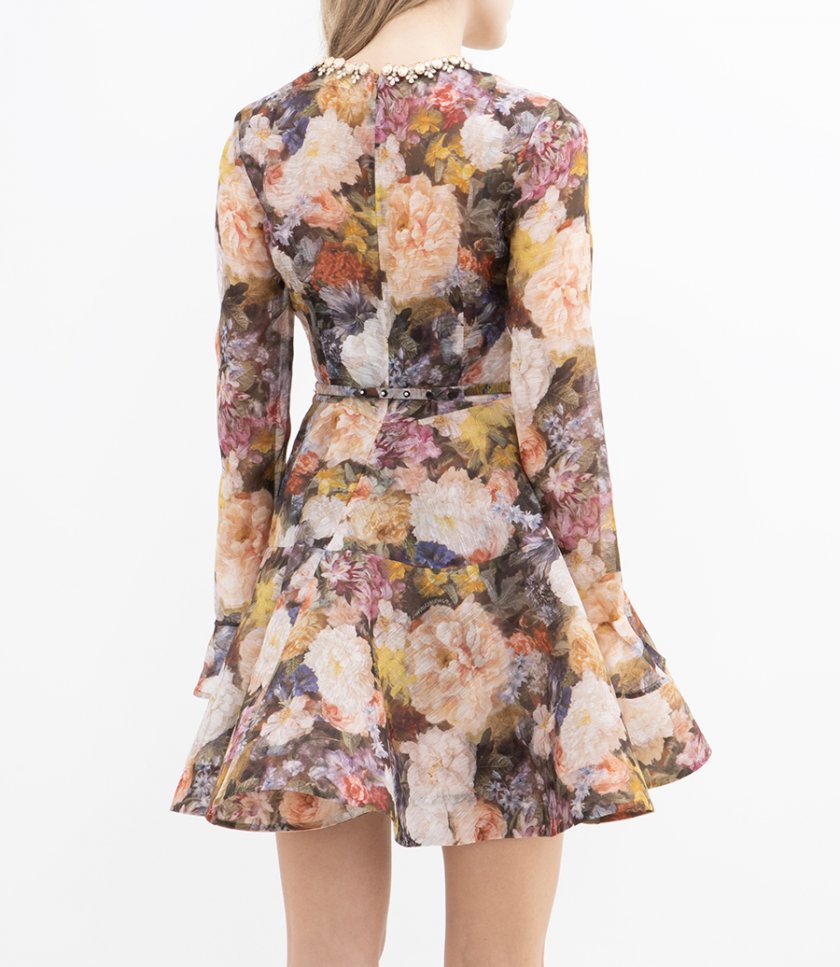 ALCHEMY PEPLUM MINI DRESS