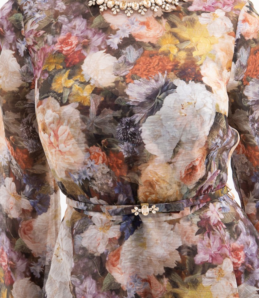 ALCHEMY PEPLUM MINI DRESS