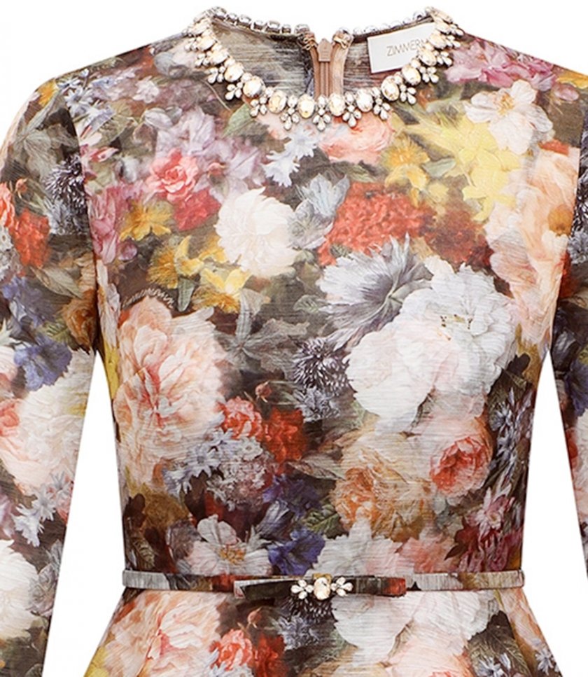 ALCHEMY PEPLUM MINI DRESS