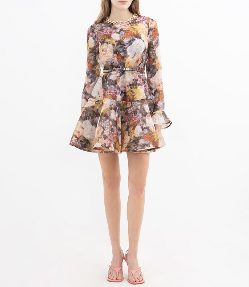 ALCHEMY PEPLUM MINI DRESS