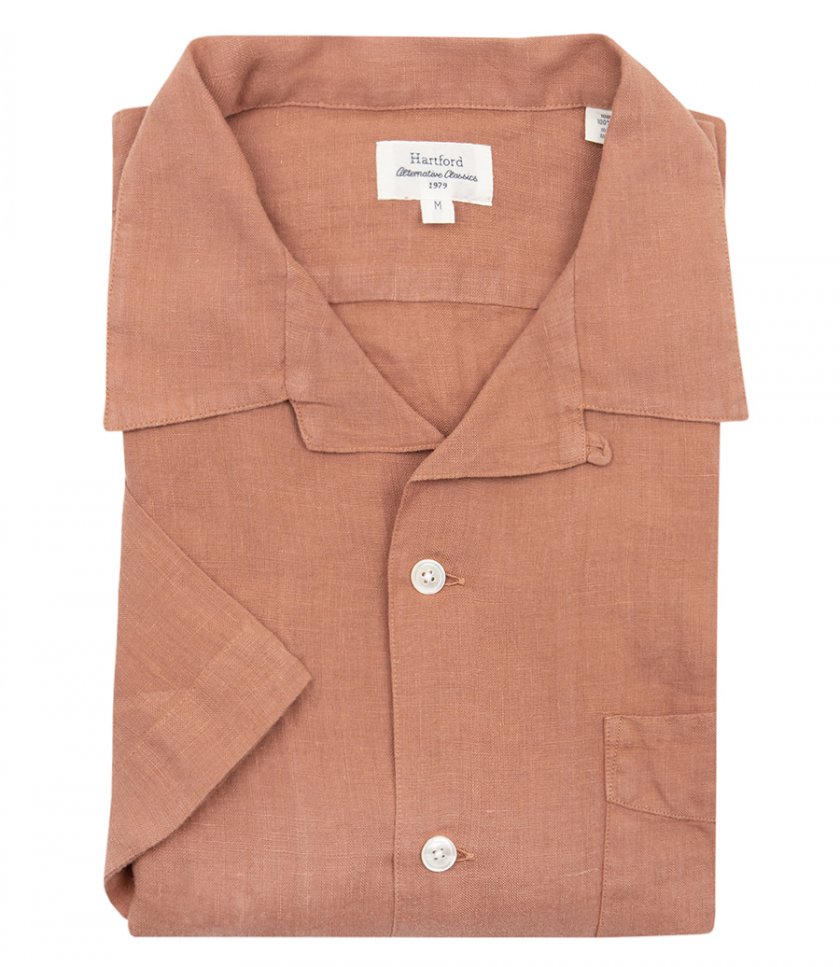 SHIRTS - LINEN PALMITO MC PAT
