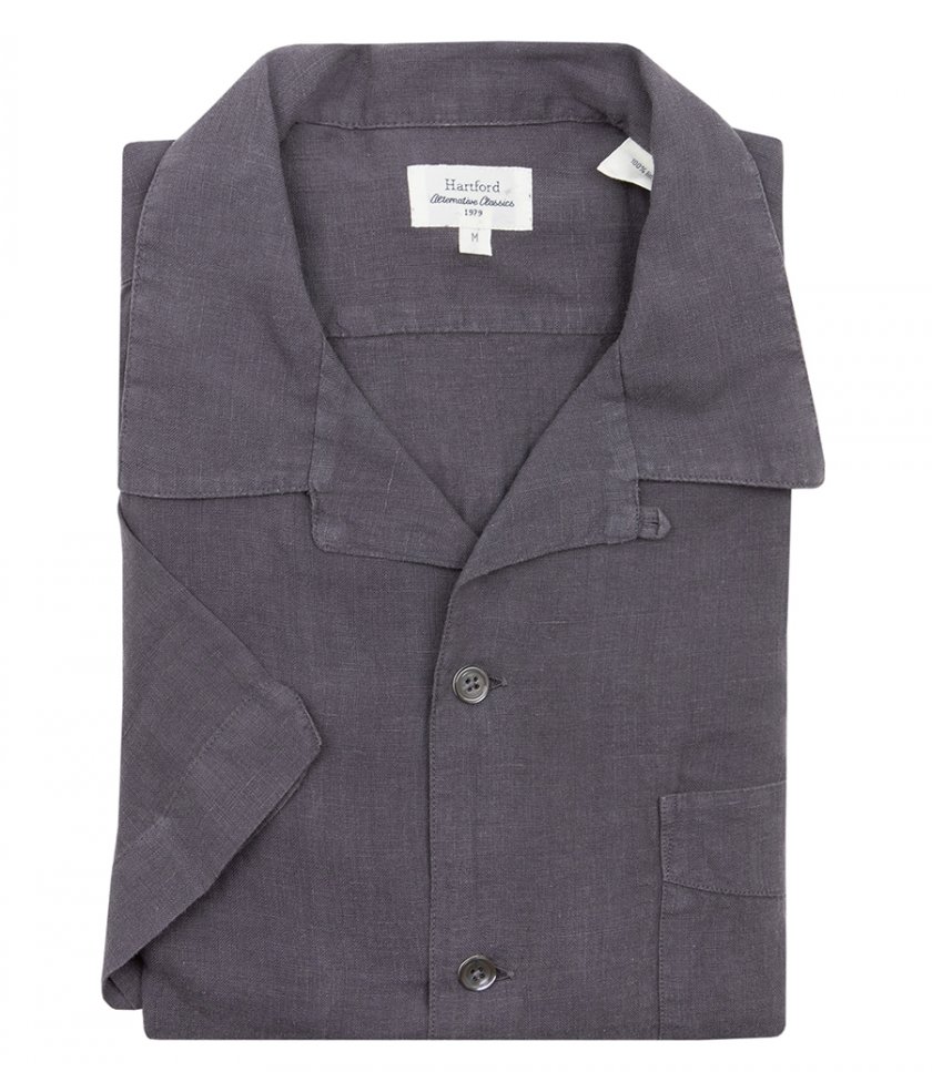 SHIRTS - LINEN PALMITO MC PAT
