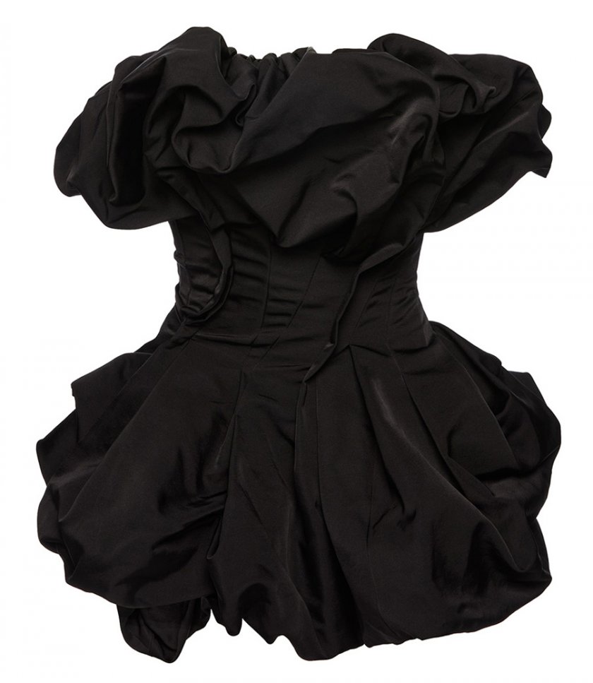 CLOTHES - DRAPED BUBBLE-HEM BLOUSE