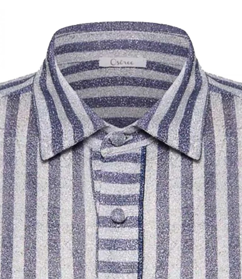 MEN LUMIERE STRIPE OVER SHIRT