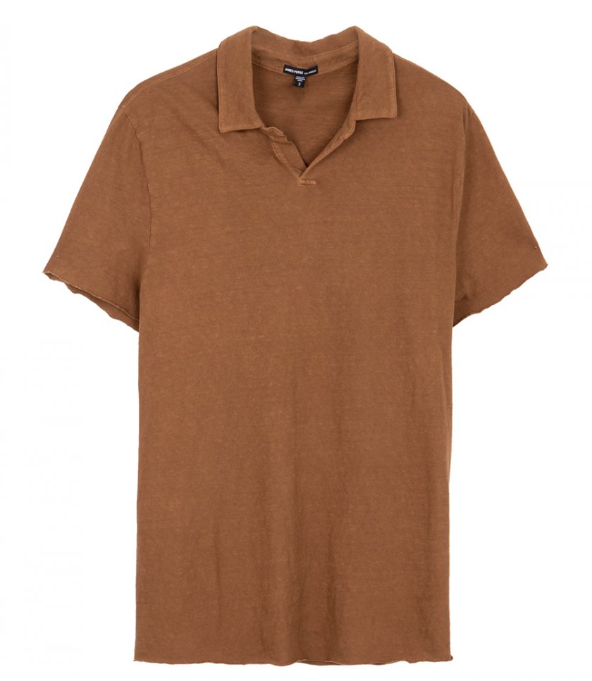 CLOTHES - SLUB JERSEY OPEN POLO
