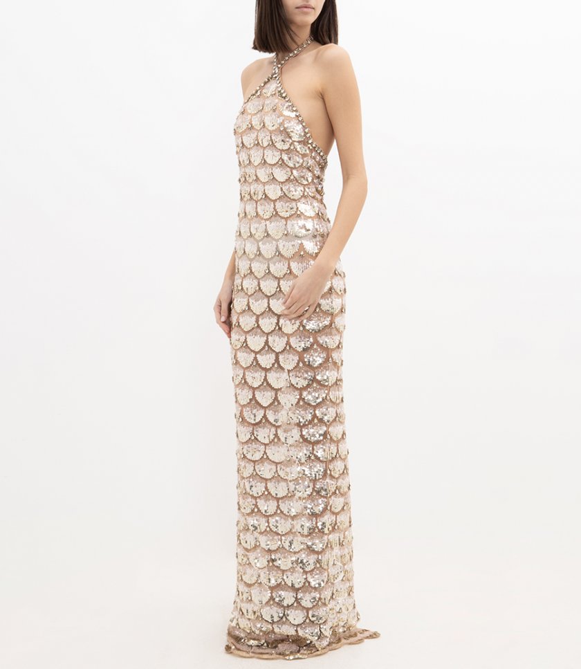 GENOVIA EMBR DRESS