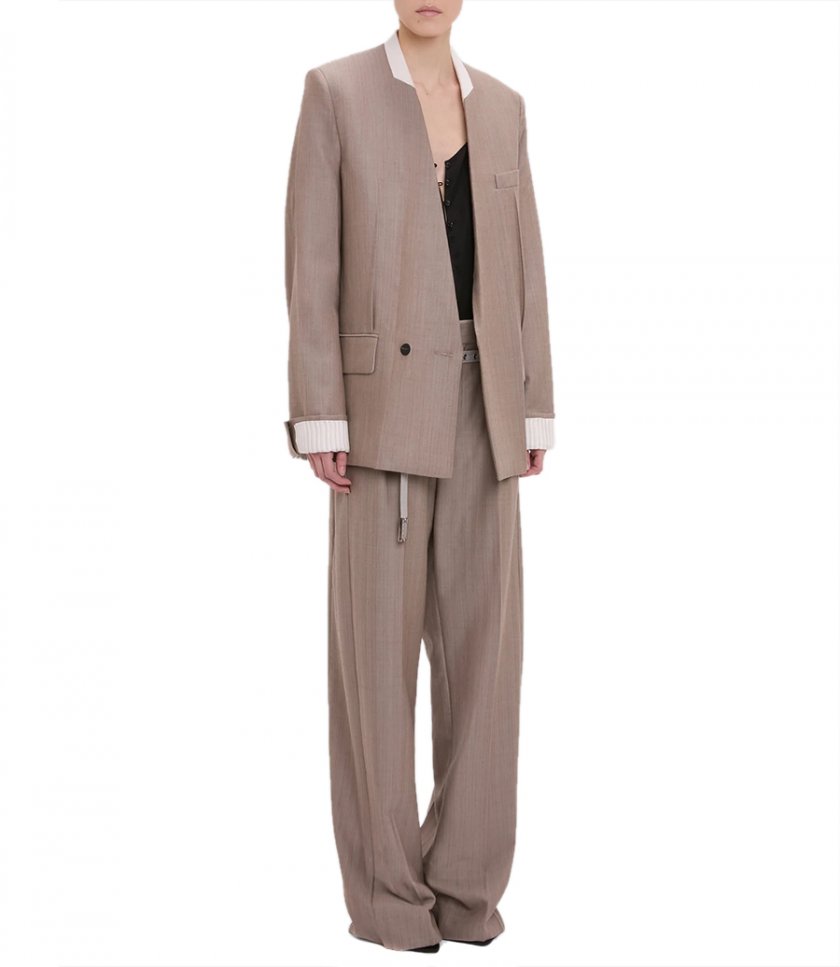 PLEATED WAIST TROUSER