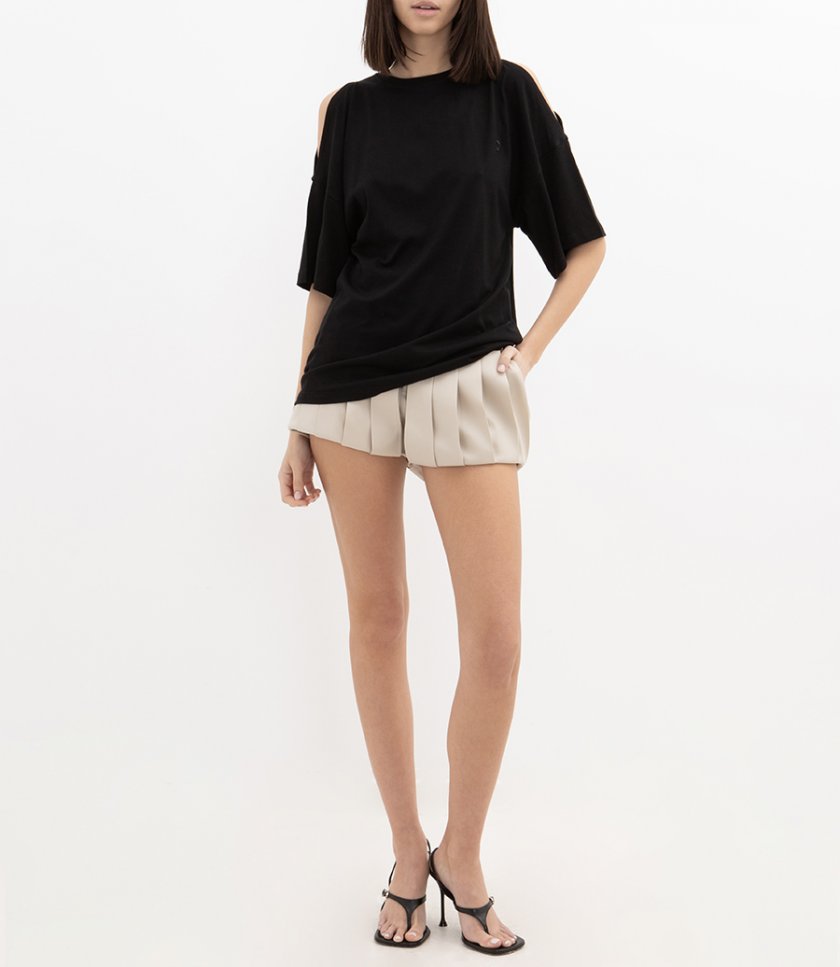 OPEN SHOULDER T-SHIRT