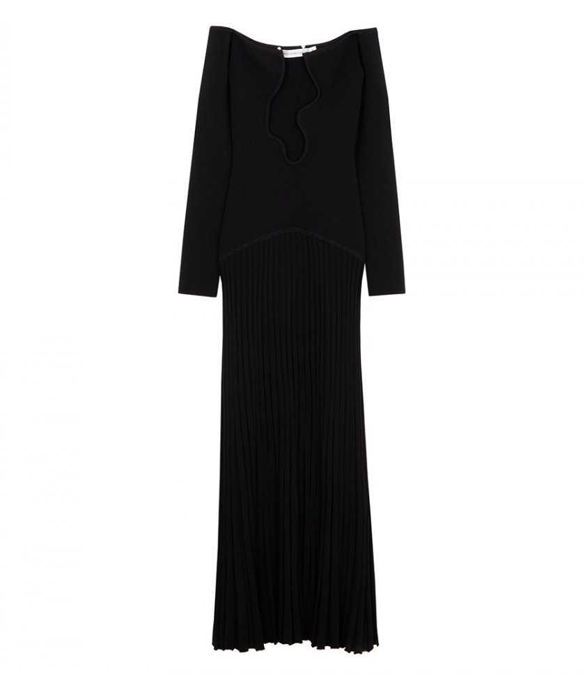 CLOTHES - SALACIA PLEATED OFF SHOULDER DRESS