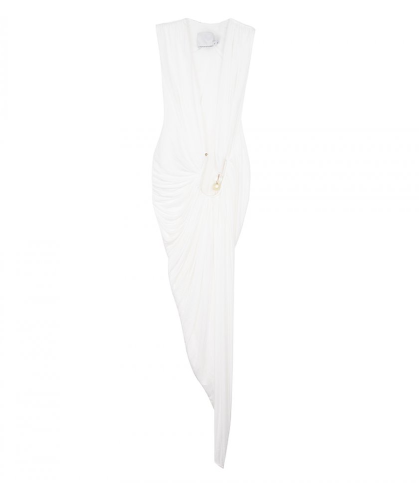 CLOTHES - RIPPLE CRYSTAL PLUNGE DRESS