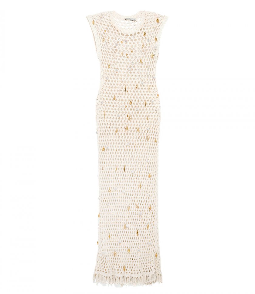 CLOTHES - CORALIA KNIT CHARMEDMIDI DRESS