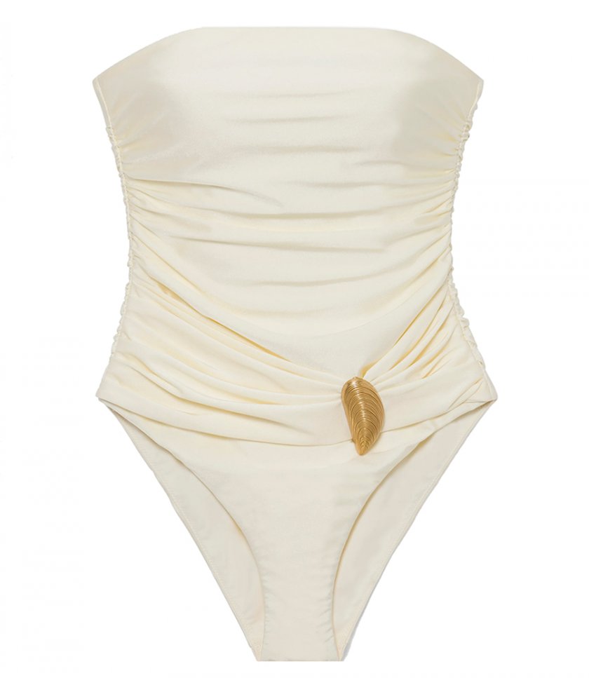 BEACHWEAR - LORENA SHELL STRAPLESSONE PIECE