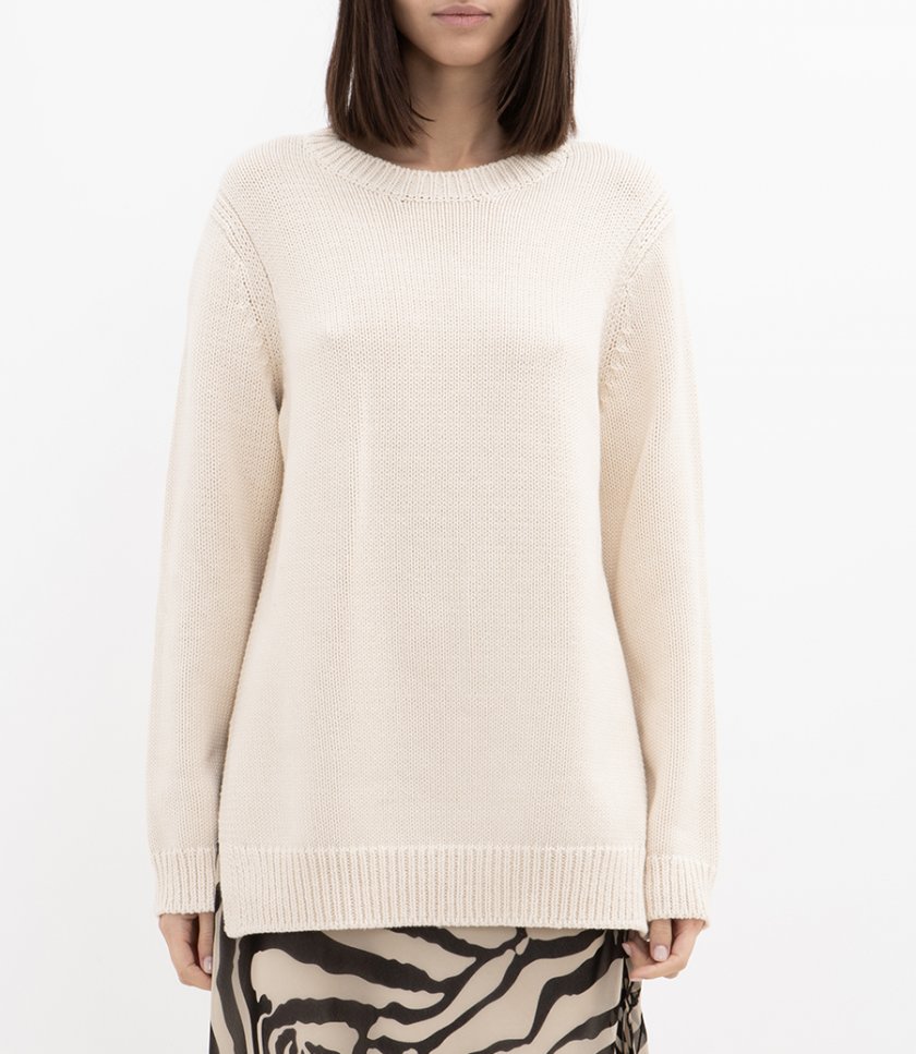 TUNIC CREW NECK SWEATER