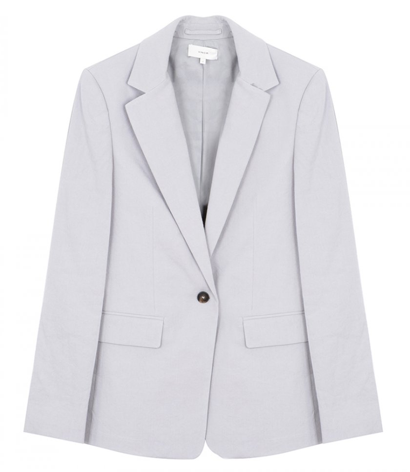 JACKETS - LINEN SINGLE BREASTED BLAZER
