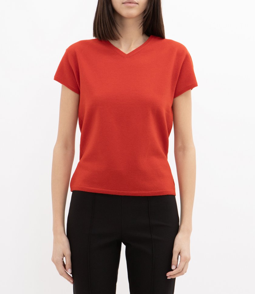 HIGH V-NECK SS