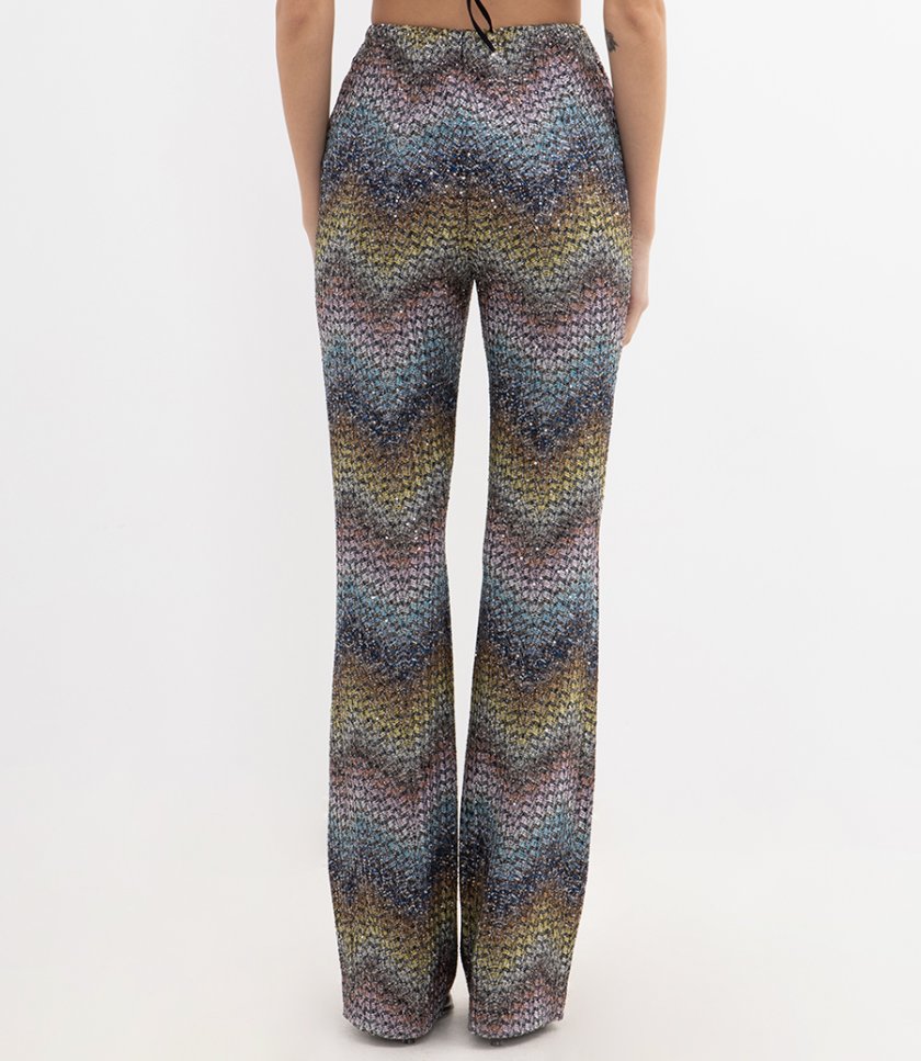 CHEVRON PATTERN TROUSERS