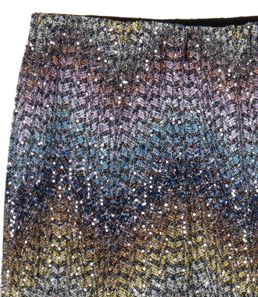 CHEVRON PATTERN TROUSERS