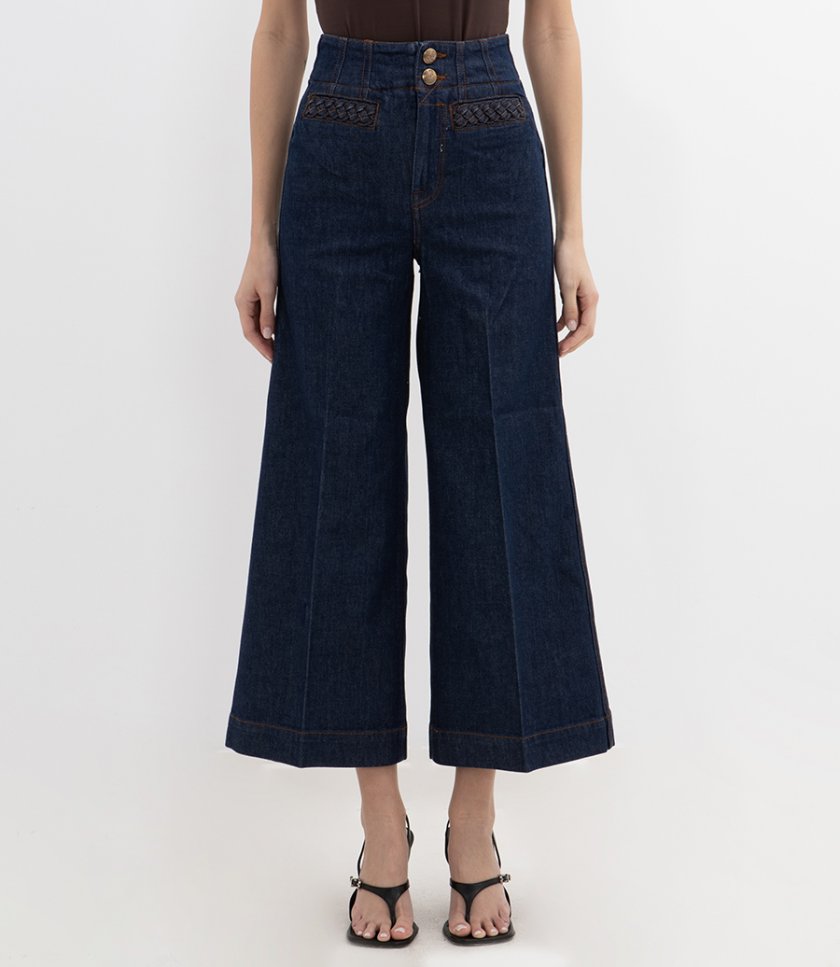 ASTER CROPPED FLARE JEAN