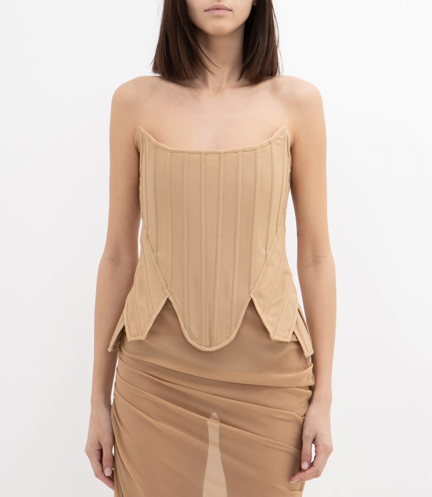 SCULPTED CORSET STYLE TOP