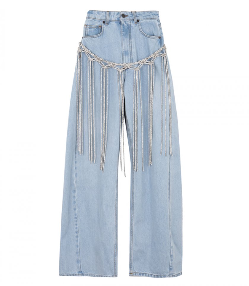 JEANS - DENIM TROUSERS WITH BELT