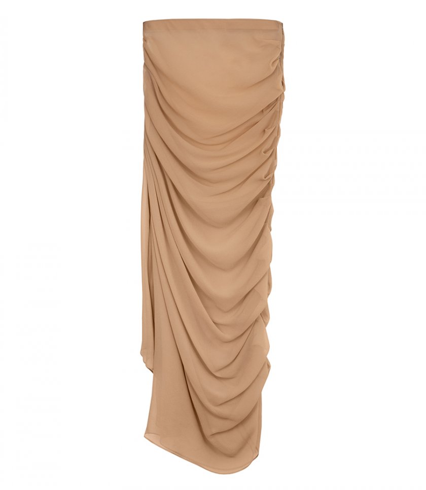 GIUSEPPE DI MORABITO - RUCHED MIDI SKIRT