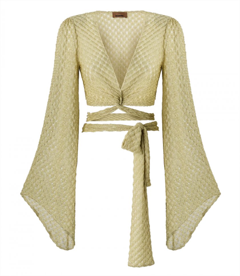 MISSONI - RASCHEL WORKMANSHIP WRAP TOP