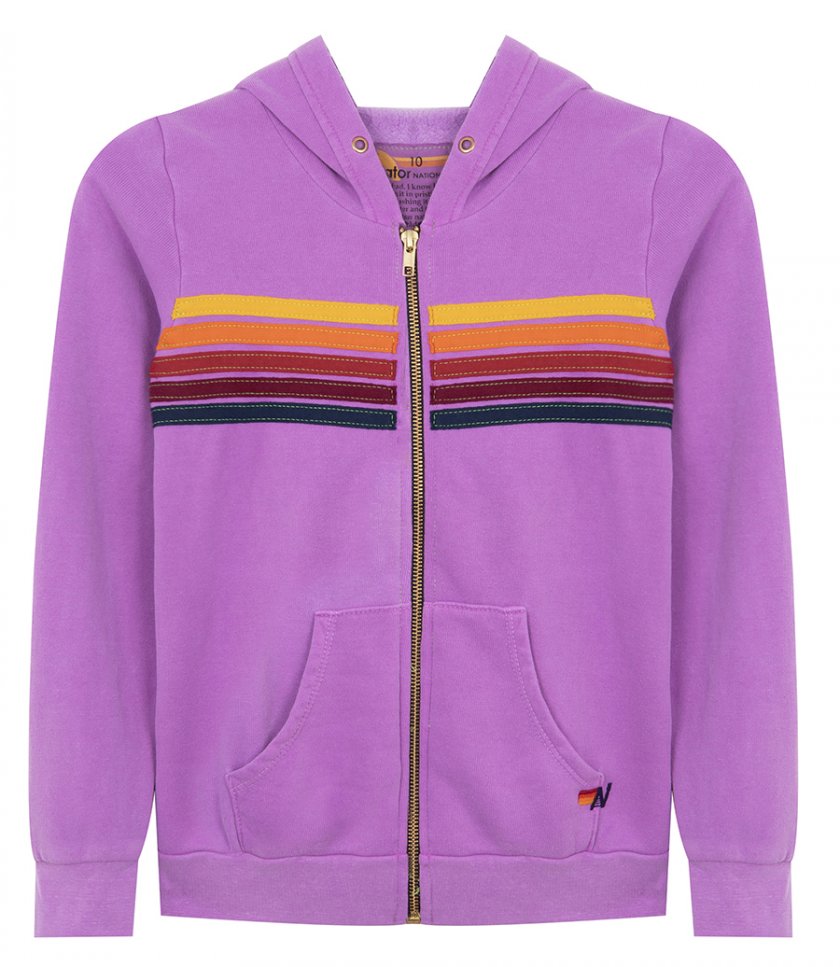 CLOTHES - KIDS 5 STRIPE KIDS HOODIE
