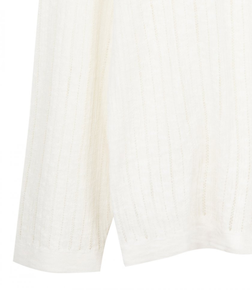 POINTELLE KNIT SWEATER