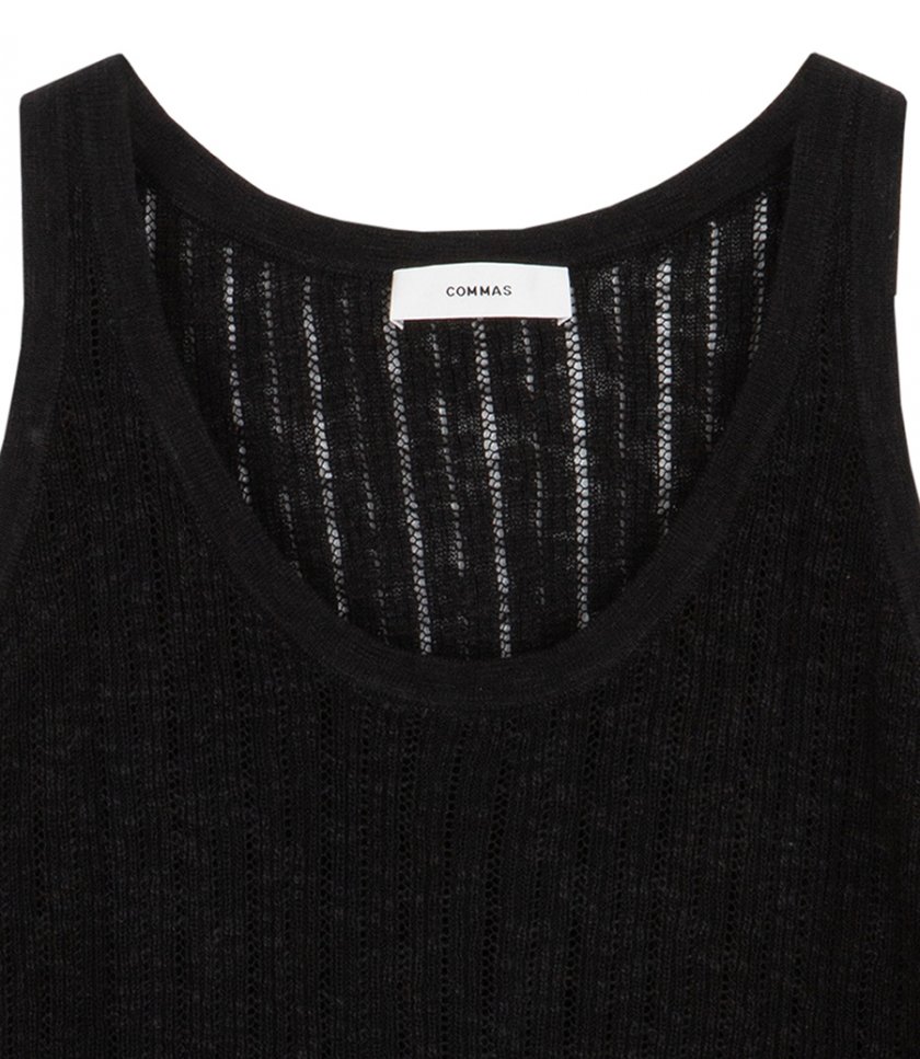 POINTELLE KNIT TANK