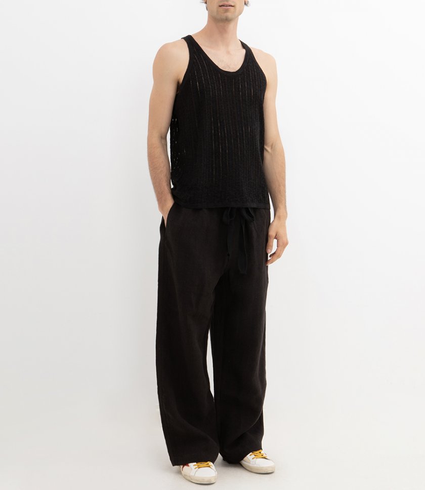 POINTELLE KNIT TANK